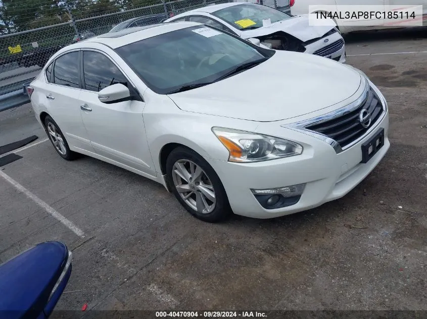 2015 Nissan Altima 2.5 Sv VIN: 1N4AL3AP8FC185114 Lot: 40470904