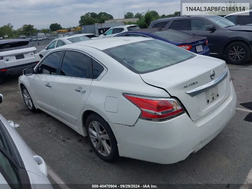 1N4AL3AP8FC185114 2015 Nissan Altima 2.5 Sv