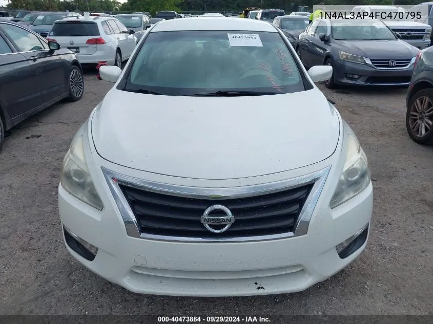 2015 Nissan Altima 2.5 S VIN: 1N4AL3AP4FC470795 Lot: 40473884