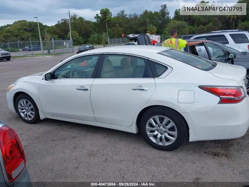 2015 Nissan Altima 2.5 S VIN: 1N4AL3AP4FC470795 Lot: 40473884