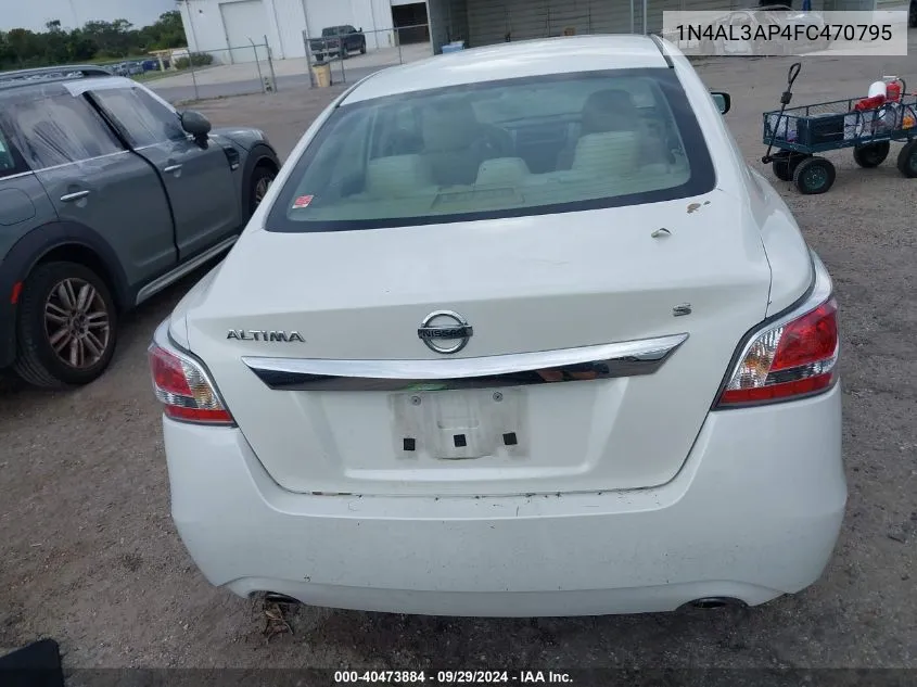 2015 Nissan Altima 2.5 S VIN: 1N4AL3AP4FC470795 Lot: 40473884