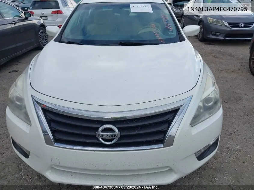 2015 Nissan Altima 2.5 S VIN: 1N4AL3AP4FC470795 Lot: 40473884