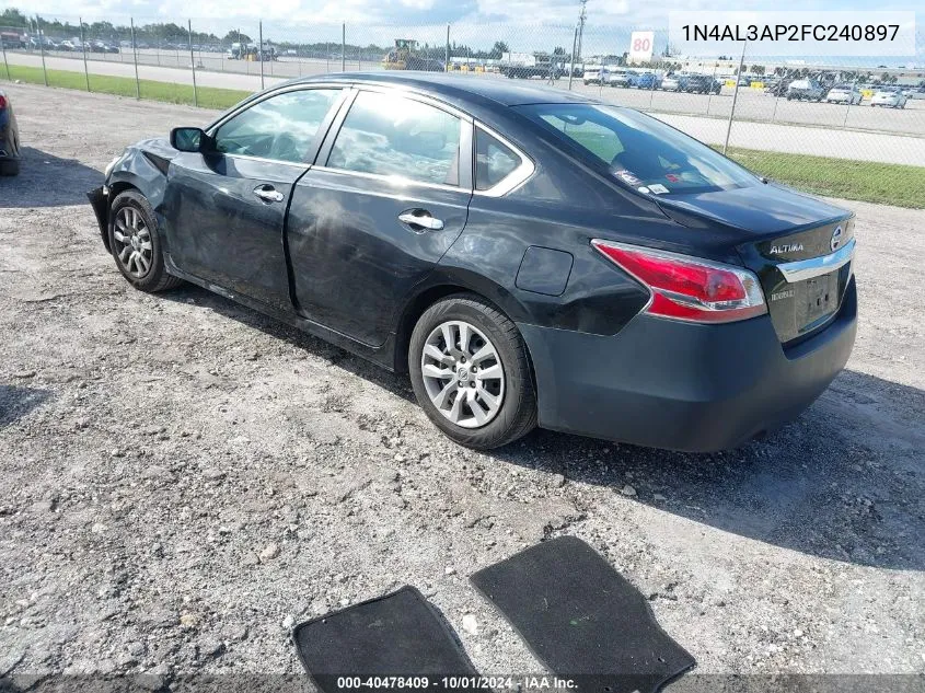 2015 Nissan Altima 2.5/S/Sv/Sl VIN: 1N4AL3AP2FC240897 Lot: 40478409