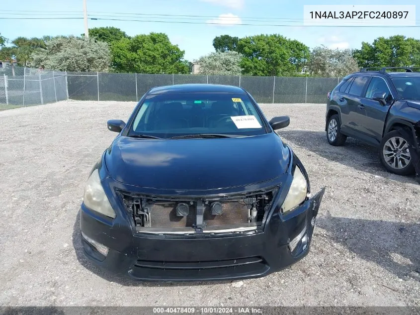 2015 Nissan Altima 2.5/S/Sv/Sl VIN: 1N4AL3AP2FC240897 Lot: 40478409