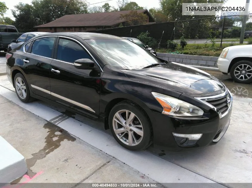 1N4AL3AP6FC204436 2015 Nissan Altima 2.5 Sv