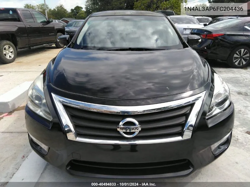 2015 Nissan Altima 2.5 Sv VIN: 1N4AL3AP6FC204436 Lot: 40494833