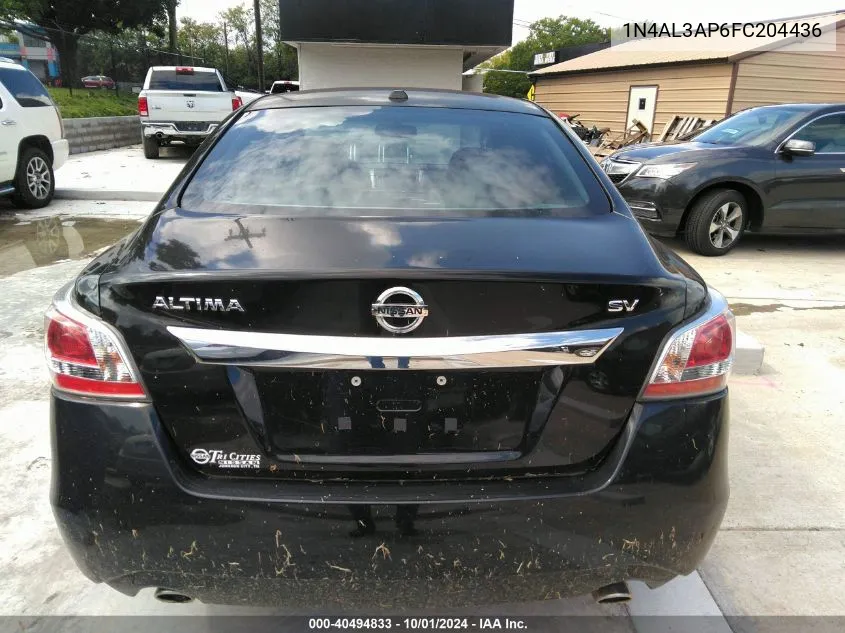 1N4AL3AP6FC204436 2015 Nissan Altima 2.5 Sv