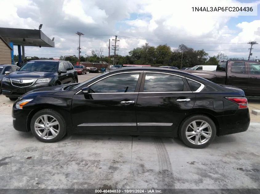 1N4AL3AP6FC204436 2015 Nissan Altima 2.5 Sv