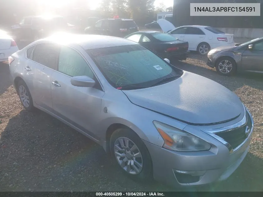 2015 Nissan Altima 2.5 S VIN: 1N4AL3AP8FC154591 Lot: 40505299