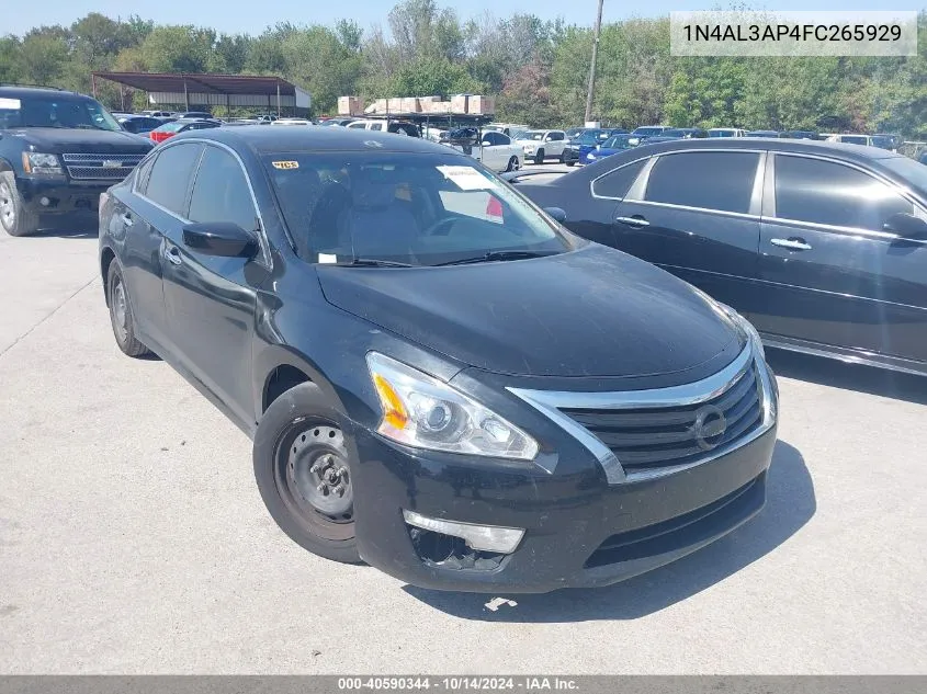 2015 Nissan Altima 2.5 S VIN: 1N4AL3AP4FC265929 Lot: 40590344