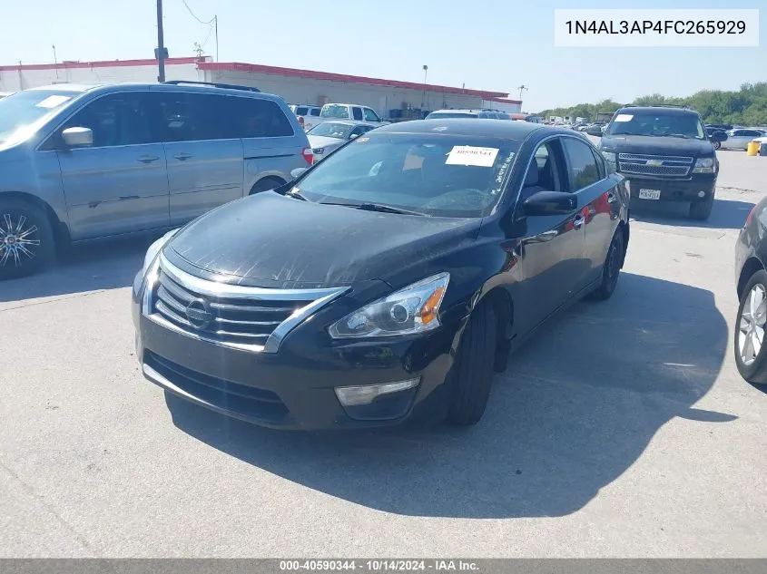 2015 Nissan Altima 2.5 S VIN: 1N4AL3AP4FC265929 Lot: 40590344