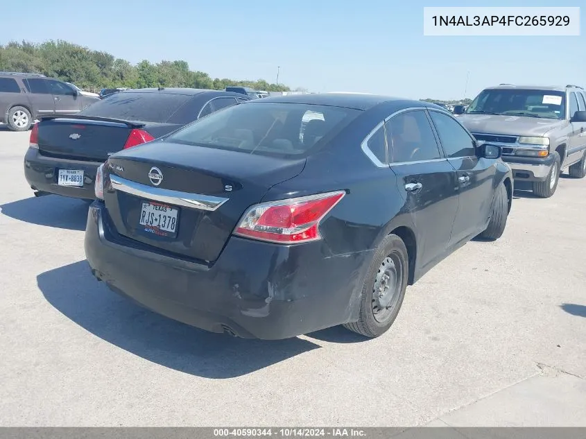 2015 Nissan Altima 2.5 S VIN: 1N4AL3AP4FC265929 Lot: 40590344