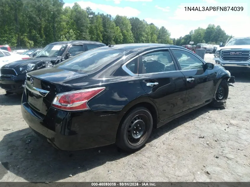 1N4AL3AP8FN874039 2015 Nissan Altima 2.5/2.5 S/2.5 Sl/2.5 Sv