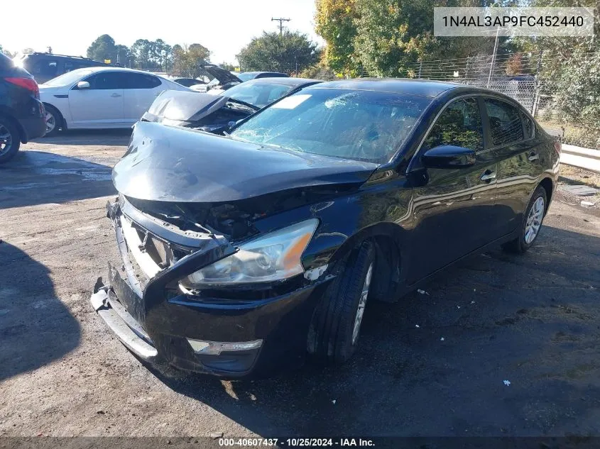 2015 Nissan Altima 2.5 S VIN: 1N4AL3AP9FC452440 Lot: 40607437