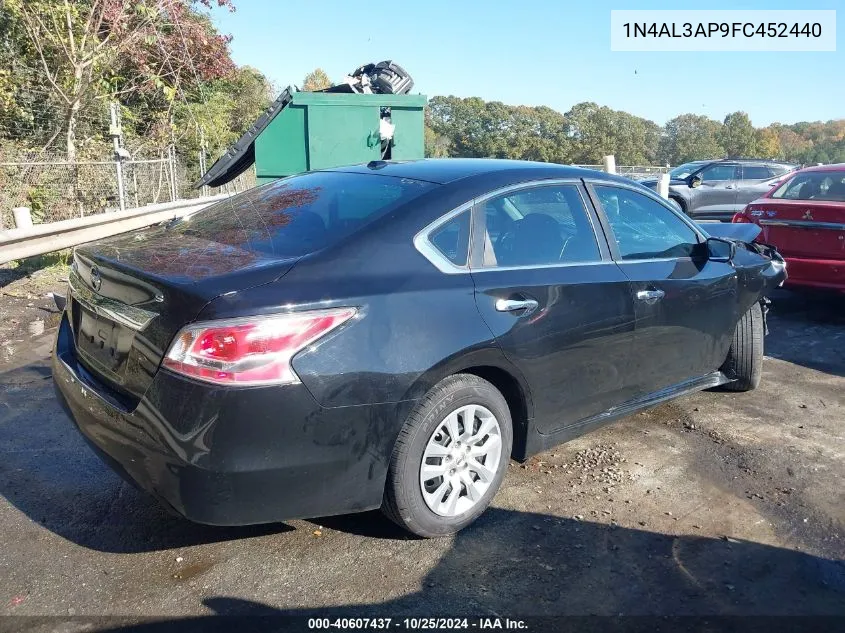 2015 Nissan Altima 2.5 S VIN: 1N4AL3AP9FC452440 Lot: 40607437