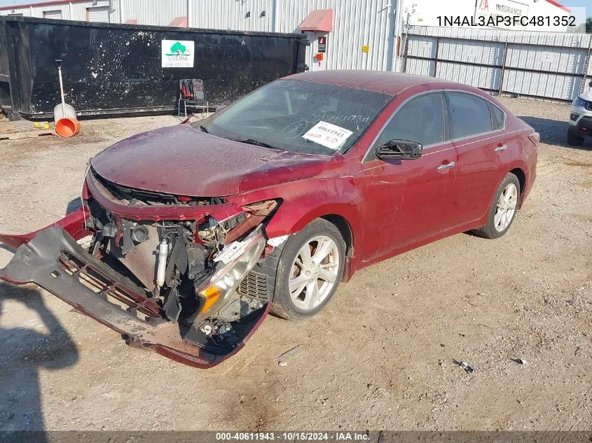 1N4AL3AP3FC481352 2015 Nissan Altima 2.5 Sv