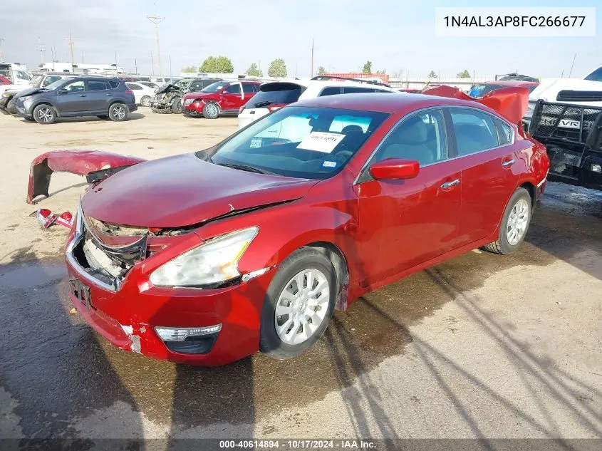 2015 Nissan Altima 2.5/S/Sv/Sl VIN: 1N4AL3AP8FC266677 Lot: 40614894