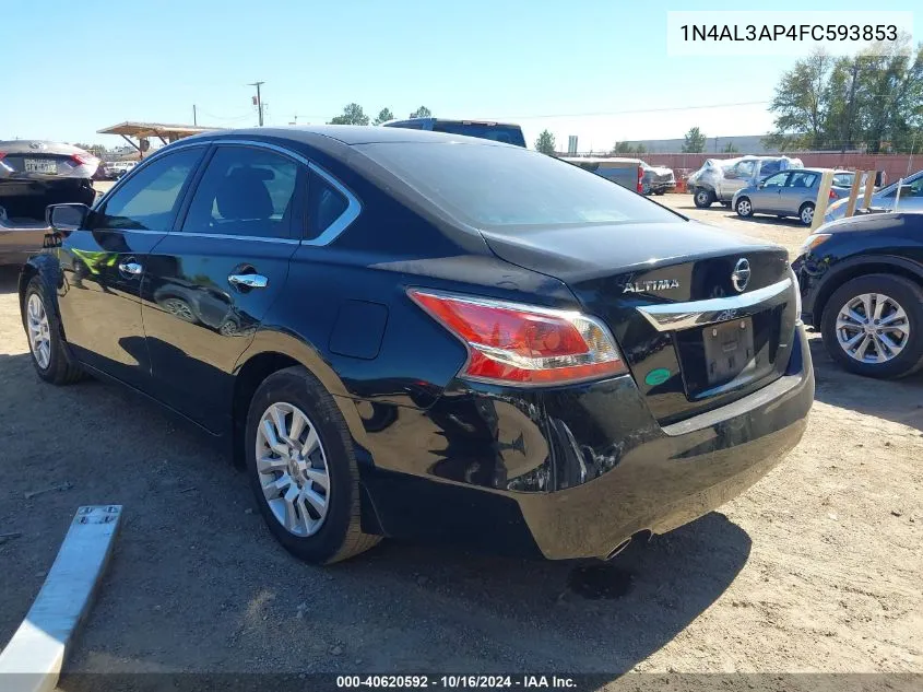 2015 Nissan Altima 2.5 S VIN: 1N4AL3AP4FC593853 Lot: 40620592