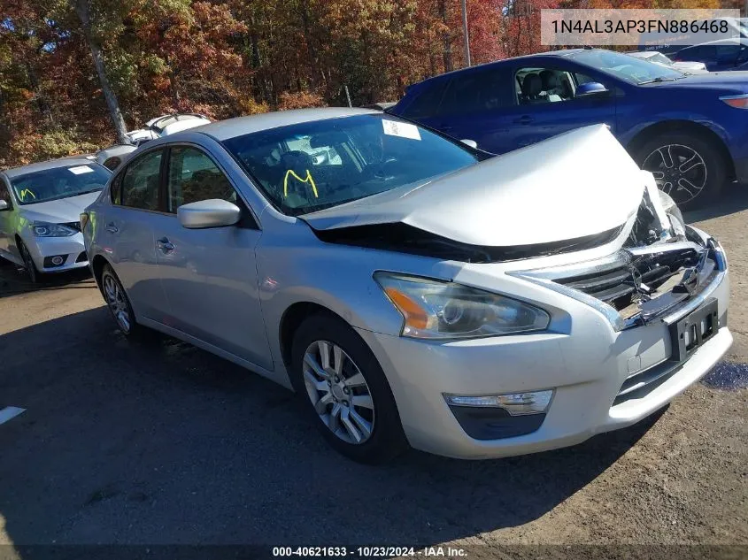 2015 Nissan Altima 2.5/2.5 S/2.5 Sl/2.5 Sv VIN: 1N4AL3AP3FN886468 Lot: 40621633