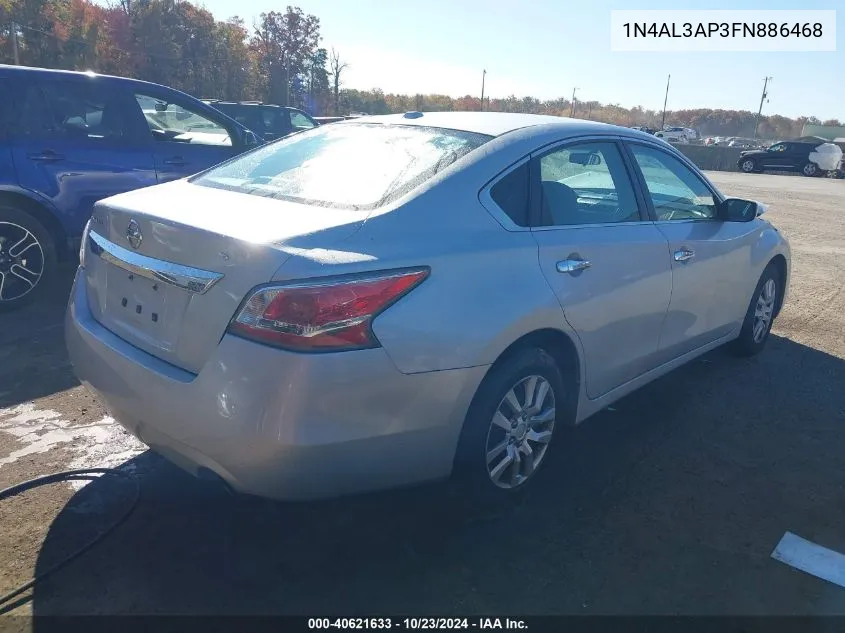 2015 Nissan Altima 2.5/2.5 S/2.5 Sl/2.5 Sv VIN: 1N4AL3AP3FN886468 Lot: 40621633