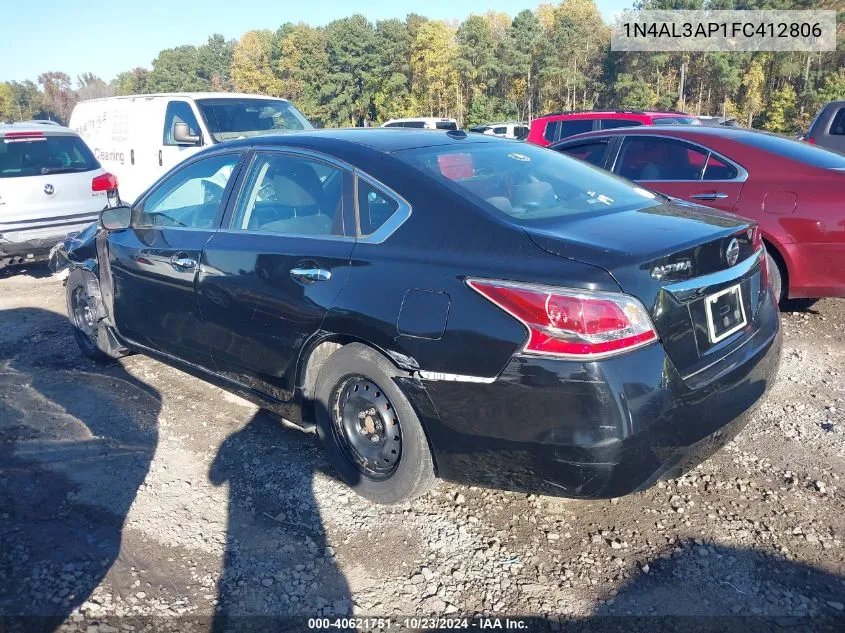 2015 Nissan Altima 2.5 S VIN: 1N4AL3AP1FC412806 Lot: 40621751