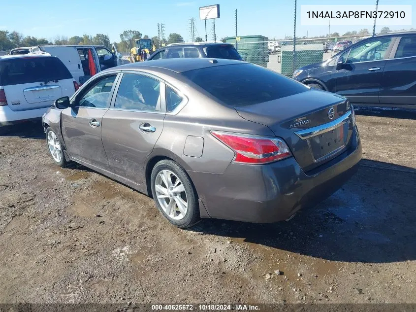 2015 Nissan Altima 2.5 Sl VIN: 1N4AL3AP8FN372910 Lot: 40625672