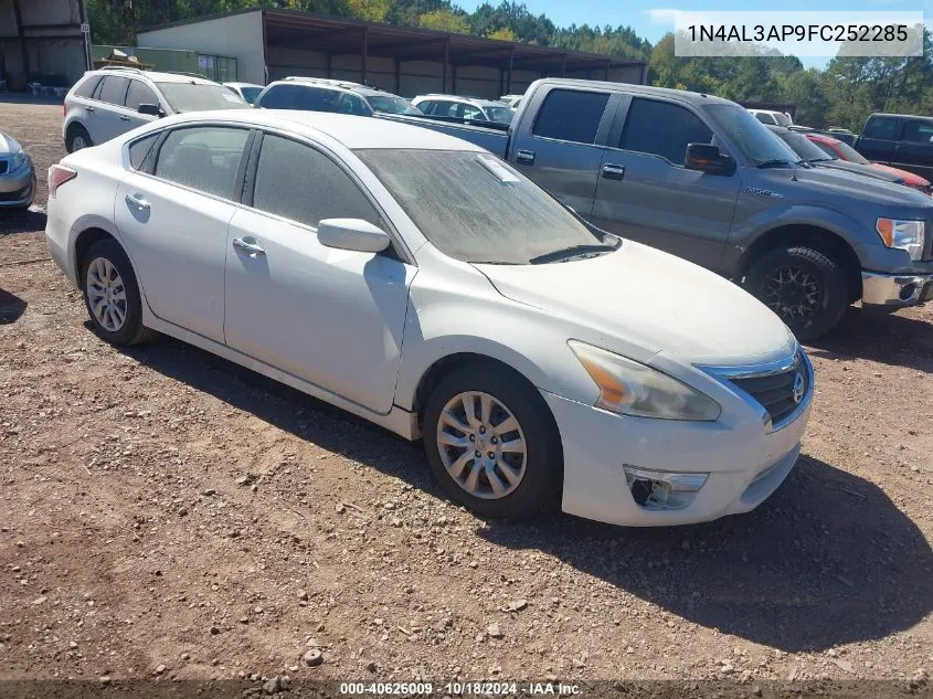 2015 Nissan Altima 2.5/2.5 S/2.5 Sl/2.5 Sv VIN: 1N4AL3AP9FC252285 Lot: 40626009