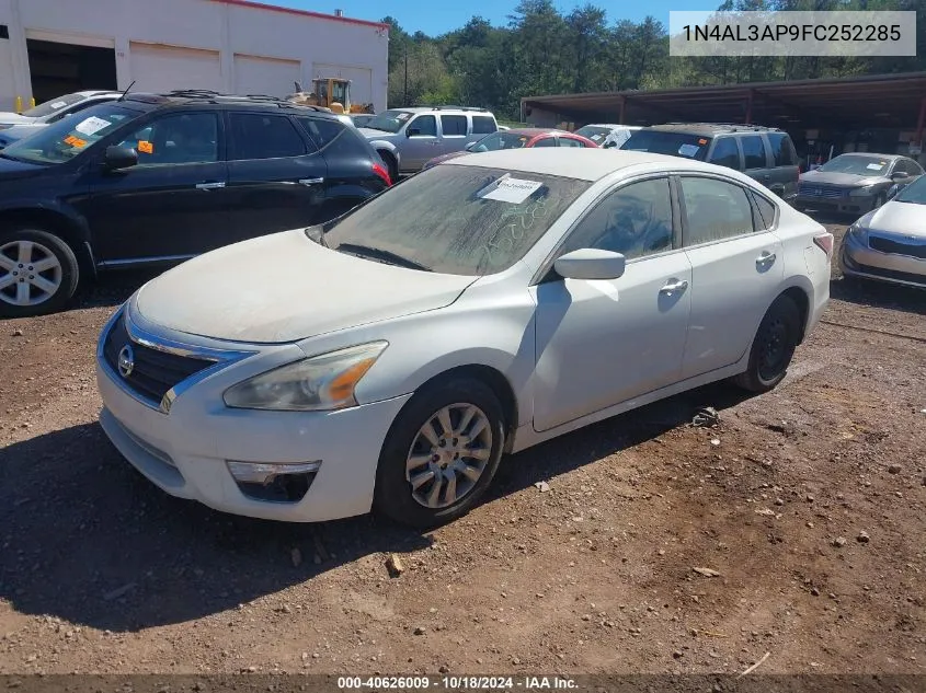 2015 Nissan Altima 2.5/2.5 S/2.5 Sl/2.5 Sv VIN: 1N4AL3AP9FC252285 Lot: 40626009