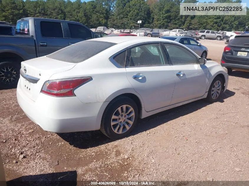 2015 Nissan Altima 2.5/2.5 S/2.5 Sl/2.5 Sv VIN: 1N4AL3AP9FC252285 Lot: 40626009