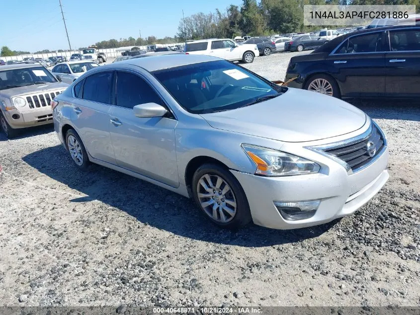 2015 Nissan Altima 2.5/2.5 S/2.5 Sl/2.5 Sv VIN: 1N4AL3AP4FC281886 Lot: 40648871