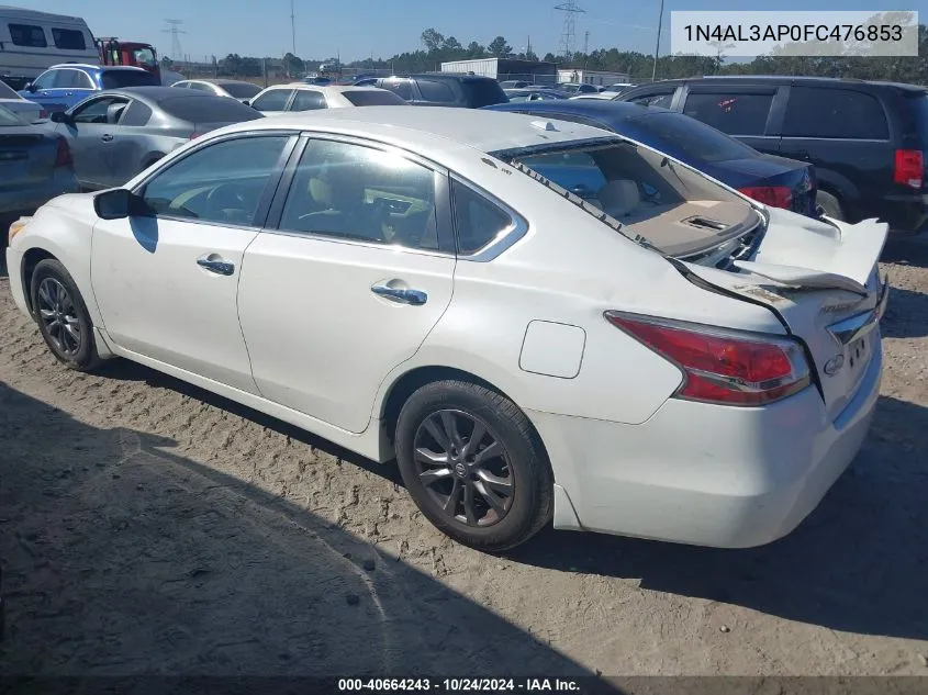 1N4AL3AP0FC476853 2015 Nissan Altima 2.5/S/Sv/Sl