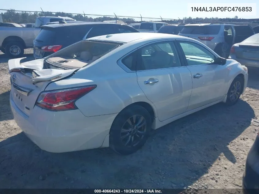 1N4AL3AP0FC476853 2015 Nissan Altima 2.5/S/Sv/Sl