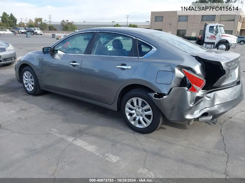 1N4AL3AP7FC415614 2015 Nissan Altima 2.5 S