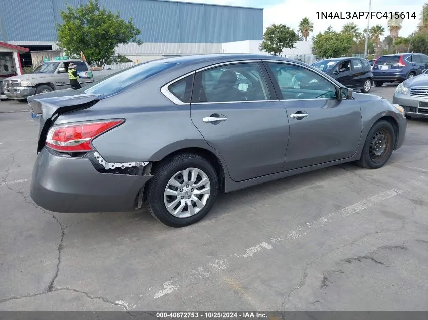 1N4AL3AP7FC415614 2015 Nissan Altima 2.5 S