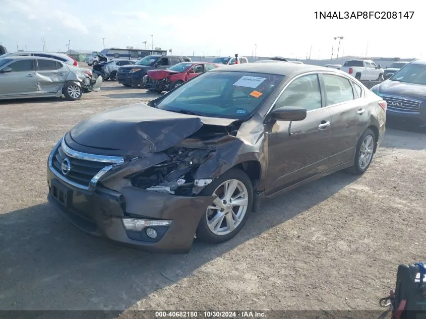 2015 Nissan Altima 2.5/2.5 S/2.5 Sl/2.5 Sv VIN: 1N4AL3AP8FC208147 Lot: 40682180