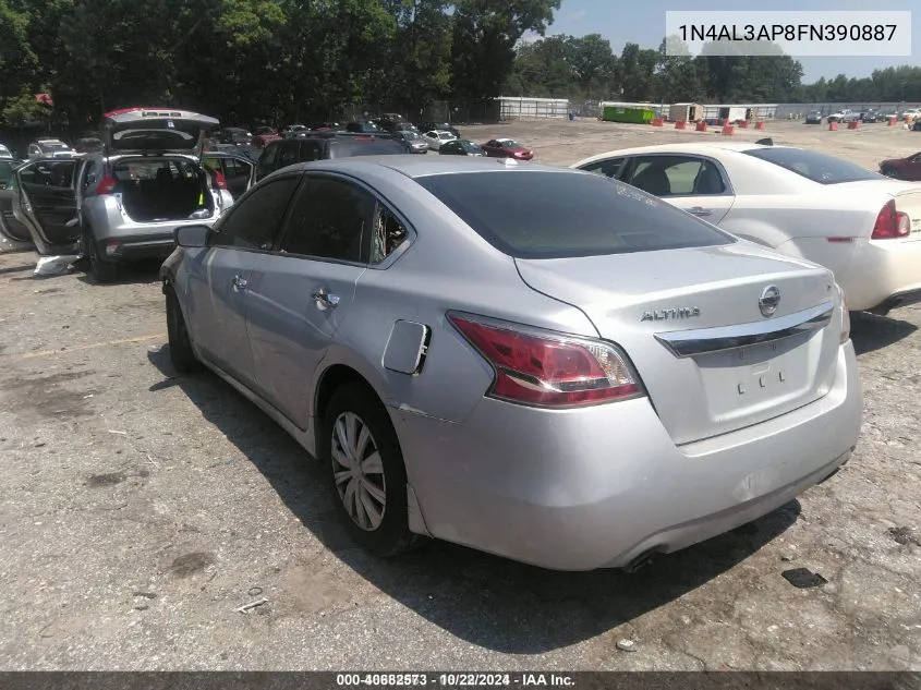 1N4AL3AP8FN390887 2015 Nissan Altima 2.5 S