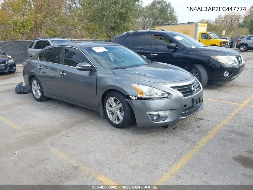 2015 Nissan Altima 2.5 Sv VIN: 1N4AL3AP2FC447774 Lot: 40689802