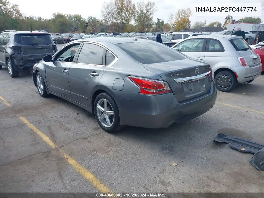 2015 Nissan Altima 2.5 Sv VIN: 1N4AL3AP2FC447774 Lot: 40689802