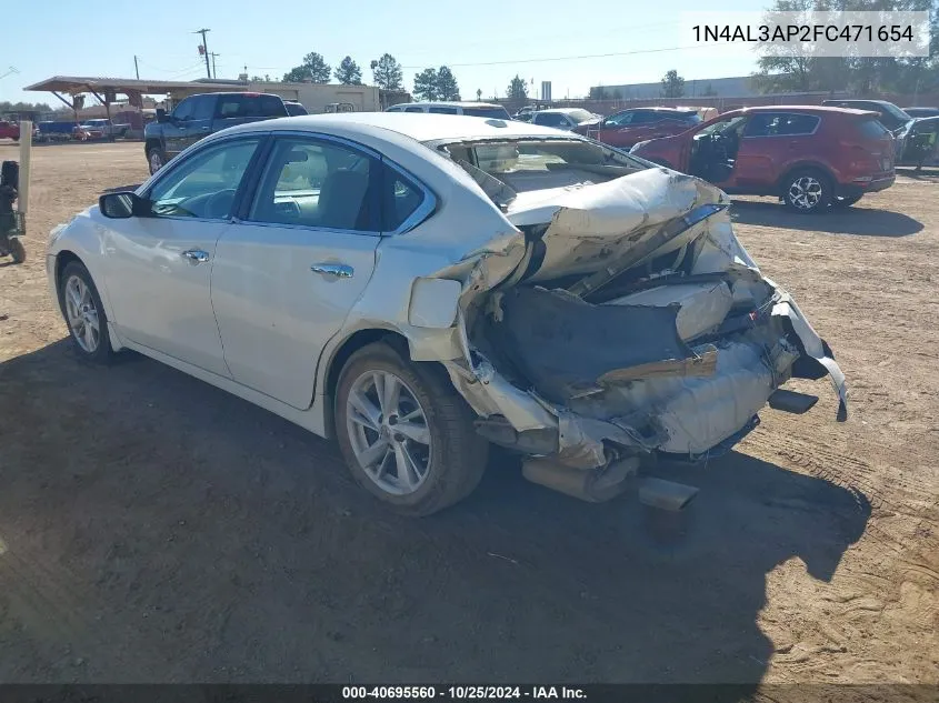 1N4AL3AP2FC471654 2015 Nissan Altima 2.5 Sv