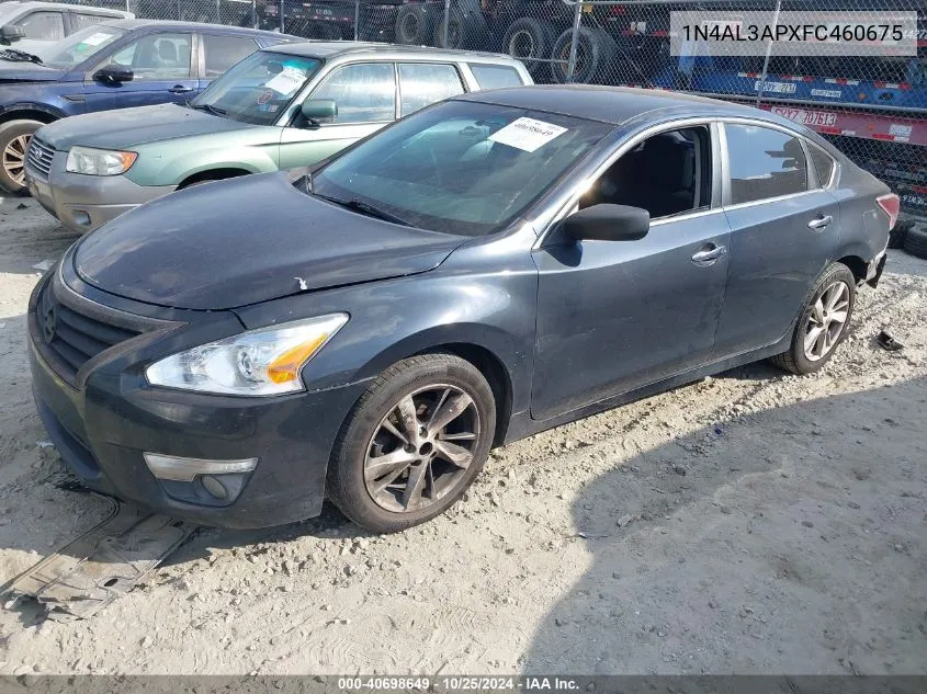 1N4AL3APXFC460675 2015 Nissan Altima 2.5 Sv