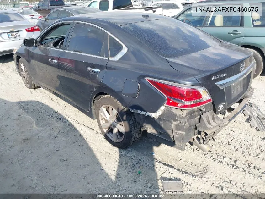 2015 Nissan Altima 2.5 Sv VIN: 1N4AL3APXFC460675 Lot: 40698649