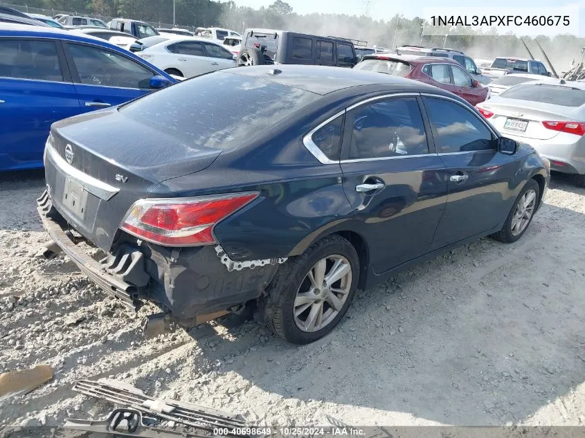 2015 Nissan Altima 2.5 Sv VIN: 1N4AL3APXFC460675 Lot: 40698649