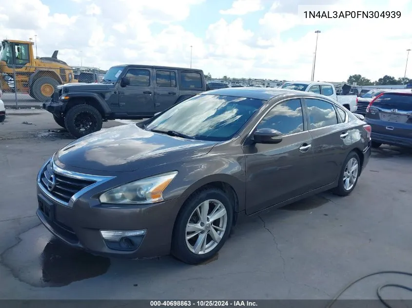 2015 Nissan Altima 2.5 Sl VIN: 1N4AL3AP0FN304939 Lot: 40698863