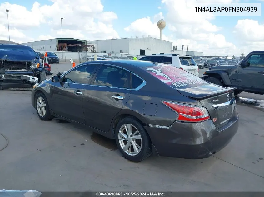 1N4AL3AP0FN304939 2015 Nissan Altima 2.5 Sl