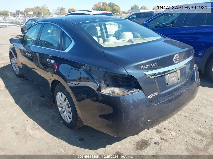 1N4AL3AP1FN391931 2015 Nissan Altima 2.5 S