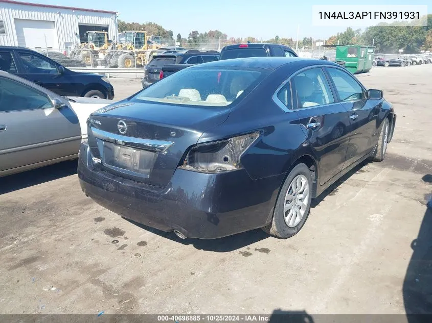 1N4AL3AP1FN391931 2015 Nissan Altima 2.5 S