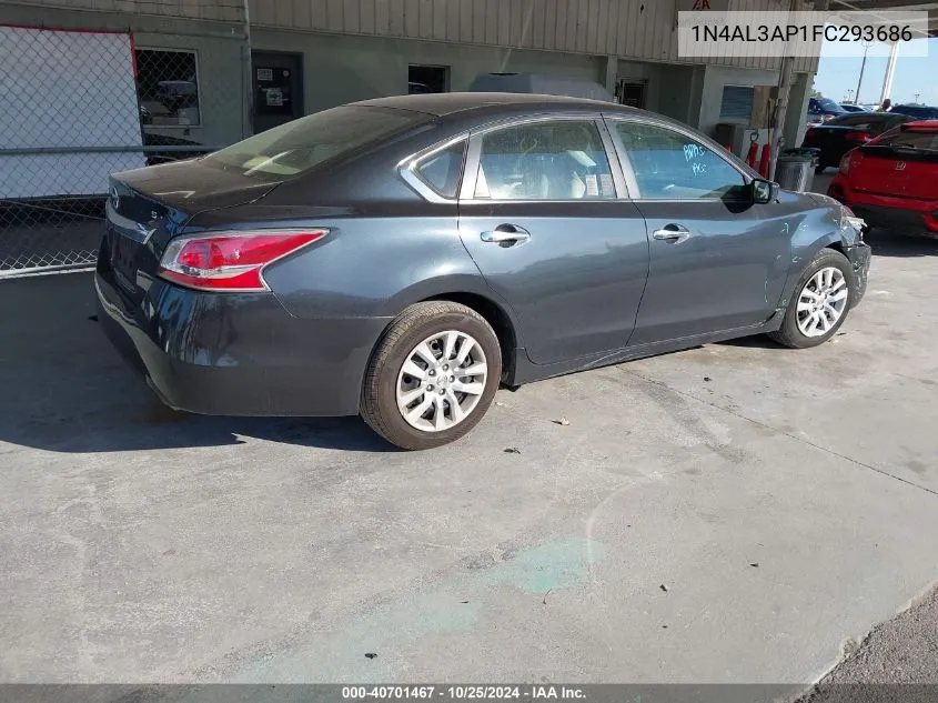 2015 Nissan Altima 2.5 S VIN: 1N4AL3AP1FC293686 Lot: 40701467