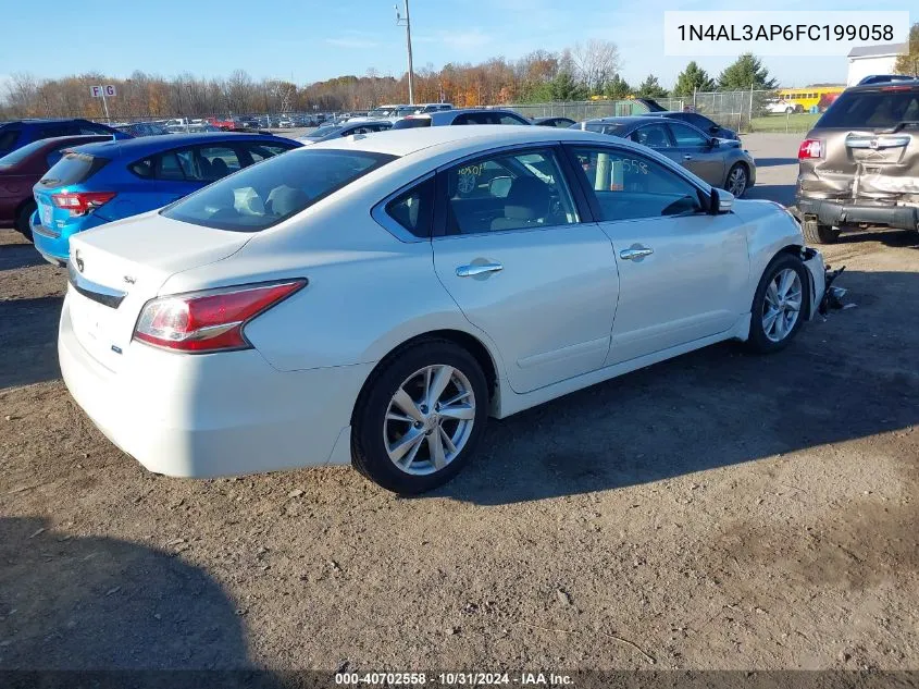 2015 Nissan Altima 2.5 Sv VIN: 1N4AL3AP6FC199058 Lot: 40702558