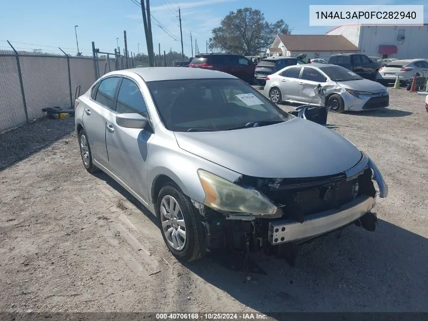 2015 Nissan Altima 2.5 VIN: 1N4AL3AP0FC282940 Lot: 40706168