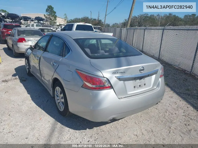 2015 Nissan Altima 2.5 VIN: 1N4AL3AP0FC282940 Lot: 40706168